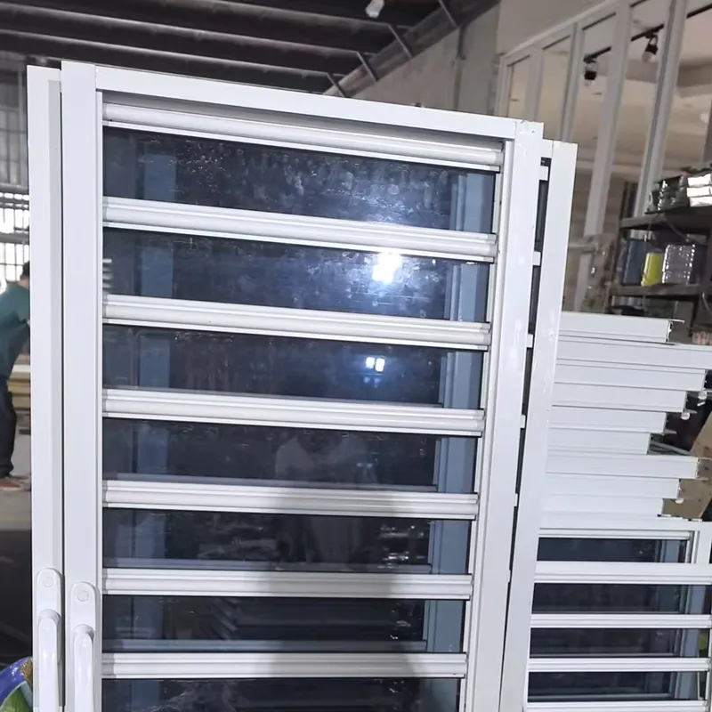 Factory customized modern style residential black aluminum adjustable blinds