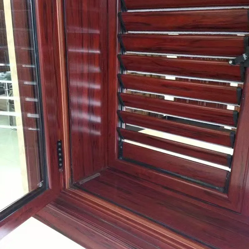 Modern high-end customized style villa aluminum louver windows