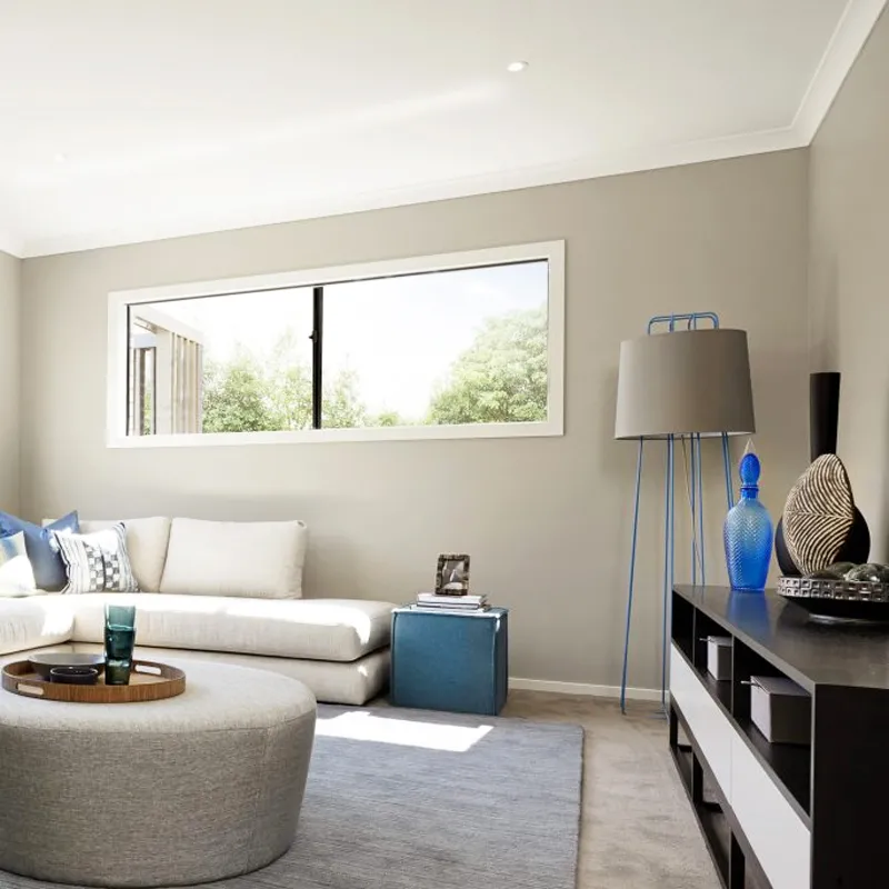 Most villas choose to customize high-quality black aluminum bedroom sliding windows