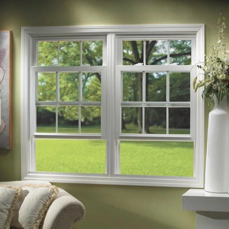 Modern style high-quality aluminum window double suspension double window grille