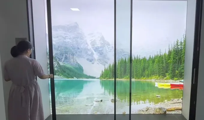 Bright views sliding doors