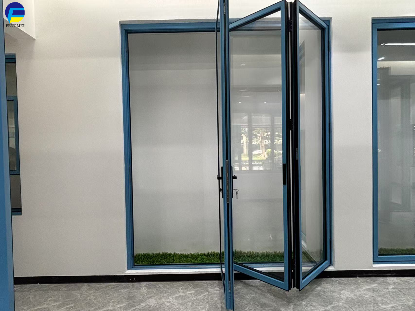 Showroom updated with new door and window styles